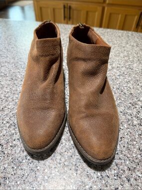 Lucky Brand Brown Suede Ankle Boots